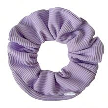1pc Multifunctional Headband With Hidden Zipper Pocket - Fleece Hair Scrunchie, Minimalist Solid Color Hair Tie With Concealed Storage Pocket, Soft Striped Knit Fabric Hair Band, Durable Elastic, Hidden Pocket Headband, Suitable For Storing Keys, Cash, Lipstick And Other Small Items, Multipurpose Storage Bag, Travel Essential - Multicolor - View 12