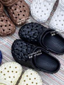 Pineapple Babouche Slippers Without Pendant - Chic, Beautiful And Comfortable, Odorless. - màu đen - Xem 3