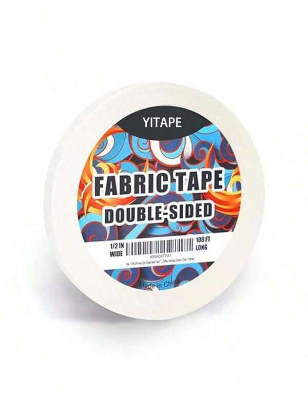 YITAPE Double-Sided Fabric Tape - No Sewing Or Ironing Required, Great For Quick Fabric Repairs, Fabric Bonding, Edging And DIY Crafts (0.6cm/1.2cm)