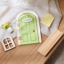 Trang trí tường hình cửa gỗ mini cổ tích, decal dán tường 3D hình cửa cổ tích phát sáng hoạt hình, đồ trang trí tường phòng trẻ em, vật trang trí nhỏ, đạo cụ trang trí góc phòng khách sáng tạo, đồ trang trí tiệc nhà chơi. - Nhiều màu - Xem 5