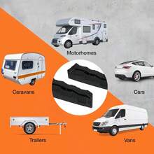 Wheel Anti-Slip Pads, 3-Layer Hybrid Kit For Tire Ramps, Storage Bags, And Anti-Slip Mats. Upgraded Reinforced Version With A 4-Ton Load Capacity. 3-Level Balanced Wedge Leveling Mat Suitable For SUVs/RVs/Cars/Buses/Trucks, Wheel Ramps, Trailer Wheel Ramps, Parking Assist, RV Stabilizers, Multi-Layer Ramps, Heavy-Duty Mats, Anti-Slip Surface, Leveling Ramps, Bus Operators, Camping Enthusiasts. - Black - View 2