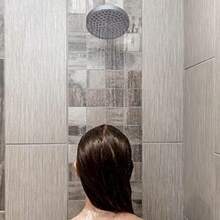 SparkPod Cabezal de ducha de lluvia de presión, los mejores cabezales de ducha para baño, ángulo ajustable para la máxima ducha de baño, instalación en 1 minuto, ajuste universal (negro mate)(6" Round ‎Gris (Carbón) - 6" Round) - Multicolor - Ver 8