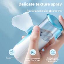 1pc Portable Eye Hydrating Device, Facial Moisturizing Instrument, Mini Eye Humidifier, Built-In 150mAh Lithium Battery, Moisturize Eyes, One-Click Start, Eye Care Device, Suitable For Personal Makeup Hydration, Indoor/Outdoor Facial/Eye Humidification - Blue - View 5