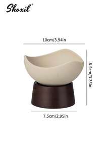 shoxil 1 pièce Bol en poterie épais, convient pour la crème glacée et les desserts, peut également être utilisé comme coupe à glace, assiette à collation, plateau, petit plat, plateau à collation et à fruits unique et haut de gamme, convient pour la maison, le thé de l'après-midi, les réceptions et la rentrée scolaire - Coupe à dessert - Voir 4