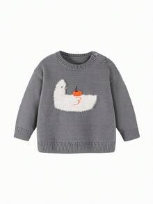 mini bala Baby Knit Sweater Soft Durable Warm Winter 2025 - Iron Gray - View 4