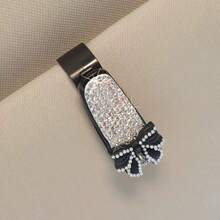 Multi-Functional Car Sun Visor Glasses Card Holder, Bling Rhinestone Decor Car Interior Accessories, Women - one-size - View 3