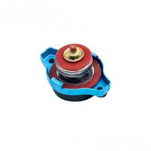 Precision 1.1 Bar Radiator Cap With Built In Temperature Gauge For Vehicles - Blue - View 6