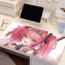 'Mouse Pad Wuthering Waves Lupa Extended Desktop Mat Kawaii Computer Accessories Mouse Mat Anime Girl Mousepad Gamer Rubber Pads' - TK-0000031460 - 查看 4