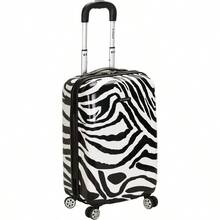 Rockland  Hardside Spinner Wheel Luggage Zebra Carry-On 20-Inch  Hardside Spinner Wheel Luggage - ZEBRA - View 1