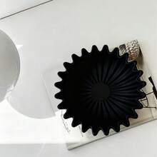 1件創意黑色極簡義式風格樹脂裝飾圓形大托盤，適用於茶室、書房、桌面家居裝飾，亦可用於放置化妝品、珠寶及雜物（請注意尺寸） - 彩色 - 查看 5
