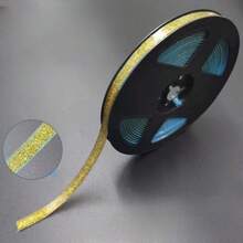 1Roll 3.28/6.56 Yards Caulk Strip Self Adhesive Bathroom Corner Ceramic Tile Caulking Gap Tape Moulding Trim Strips Decorative Sealing Sealant Tape For Stove Sink Toilet Bathtub Wall Edge(Silver Golden Black White) - Multicolor - View 17