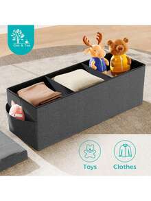 Oak&Tea Storage Benches - Grey - View 7