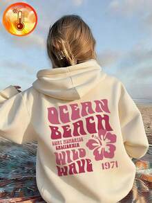 A Set Of Girls' Casual Printed Pullover Hooded Sweatshirt For Autumn And Winter Students' Young Children's Clothing Long Sleeved With Plush Thick Top - Wear Our Comfortable And Fashionable Children's Hooded Sweatshirt To Explore The World! Hoodies Tween Girl Clothes Tween Girl Clothes Girls