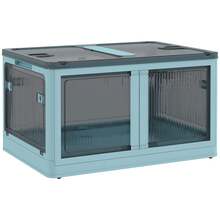 HOMCOM Storage Bins - Màu xanh lam - Xem 10