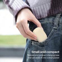 A1 2025 New Upgraded Wireless Earbuds Bluetooth 5.3 In Ear Headphones LightWeight Support APP EQ Setting Stereo Sound Headset Longer Playback With Charging Case Waterproof Khaki - 霧面卡其色 - 查看 4