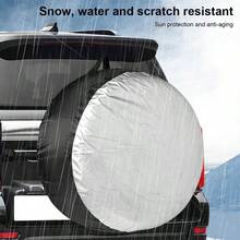 Tire Storage Bags Set Of 4, Adjustable Waterproof Tire Covers, Oxford Wheel Covers, Black Car Wheel Tire Covers, Veh... - B0F9YHS6NN - View 3
