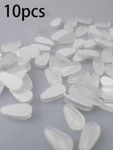 10/20 件硅胶眼镜鼻托 - 防滑硅胶眼镜片，防滑眼镜，时尚眼镜鼻托