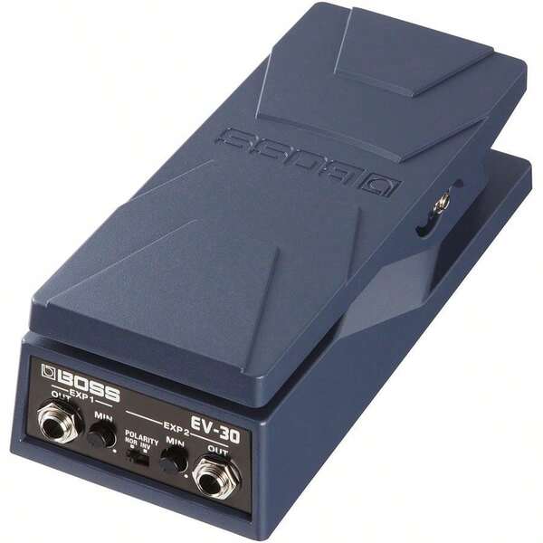 Ev-30 Dual Expression Pedal, Space-Saving Expression Pedal With A Rugged Die-Cast Aluminum Body