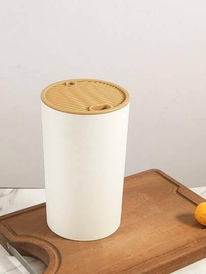 Multifunktionell knivhållare i plast, förvaringsorganisatör för kökskniv, fristående knivställ, knivhållare för hemmabruk