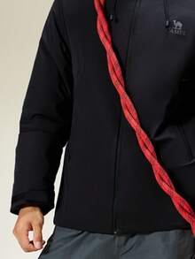 CAMEL CROWN Women's Ski Jacket Waterproof Warm Coat Winter Fleece Snow Coat Hooded Snowboarding Jacket - Phantom Black - View 4