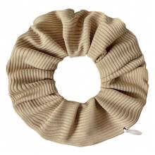 1pc Multifunctional Headband With Hidden Zipper Pocket - Fleece Hair Scrunchie, Minimalist Solid Color Hair Tie With Concealed Storage Pocket, Soft Striped Knit Fabric Hair Band, Durable Elastic, Hidden Pocket Headband, Suitable For Storing Keys, Cash, Lipstick And Other Small Items, Multipurpose Storage Bag, Travel Essential - Multicolor - View 15