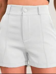 Women's Premium Tailored High-Waisted Shorts - Hồng - Xem 1