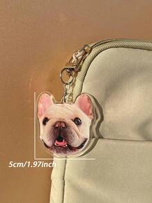 1 pièce Porte-clés personnalisé en polycarbonate avec portrait d'animal de compagnie chien/chat, convient pour toutes les saisons, Noël, la Saint-Valentin, les cadeaux du Nouvel An chinois, photo d'idole personnalisée, photo d'animal de compagnie, logo d'entreprise, photo de voiture, anniversaire, pendentif de sac - Multicolore - Voir 3