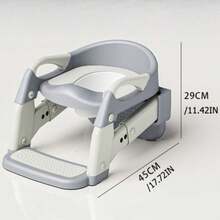 Children's Toilet Ladder, Foldable Potty Training Stool For Toddlers & Infants - Multicolor - View 7