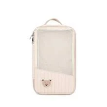 1pc Baby Clothes Storage Bag, Large Capacity Dirty Laundry Organizer, Maternity & Baby Travel Compartment Liner - Bear - View 13