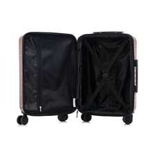 19-Inch 24*35*52 9kg →Scalable→29*35*52 11kg 20-Inch 25*36*55 10kg →Scalable→30*35*52 12kg High-Quality ASSODA Front-Opening Travel Suitcase, Side-Opening Travel Suitcase, Wheeled Suitcase - Đen và trắng - Xem 4