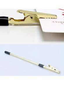 Jewelry Bracelet Wearing Aid, Gold Iron Bar, Multi-Functional Alligator Clip, Memo Clip, Wearing Tool, One Person Can Wear A Bracelet, Jewelry Accessory, Jewelry Aid Tool. - Multicolor - View 3