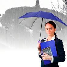 Umbrellas And Rain Hat Umbrellas - Purple - View 7