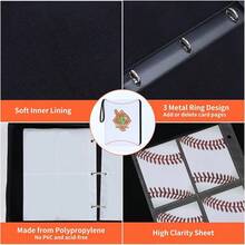 Football Card Binder 4 Pocket - Holds 400 Cards For Collecting - Baseball001 - View 9