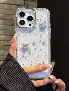 1 funda de teléfono eleganteNo incluye cordón ni soporte. StarElementFashionPhoneCasesStarPattern1 piezaFantasy StoneFramedPhoneCase,ScreenLaserStarTransparentPhoneCase,CompatibleWithiPhone11/12/13/14/15/16/16ProfessionalMax,TransparentHardProtectiveCoverPremiumTextureCompatibleWithiPhone17/17Pro/17ProfessionalMax/,BirthdayGiftParty - Borrar 2 - Ver 8