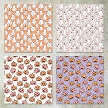 36 Sheets 6inch Cute Pumpkin & Ghost Pattern Scrapbooking Paper, Suitable For Bullet Journals, Collages, Cards, Scrapbooks And Crafts - Multicolor - View 3