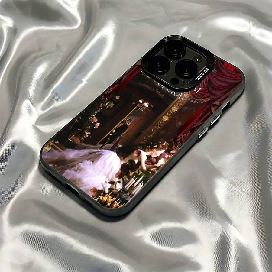 Funda de Teléfono Retro de la Película Fantasma de la Ópera Adecuada para iPhone 17 16e 16 15 14 13 12 11 Mini Pro Max Air X XR XSMAX 8 7 Plus Cubierta Trasera Mate Anticaída - Colores mezclados - Ver 1