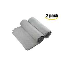 Ramesses 100% Cotton Jacquard Velour Fringed Bath Towels 2Pieces Silver - Silver - View 4