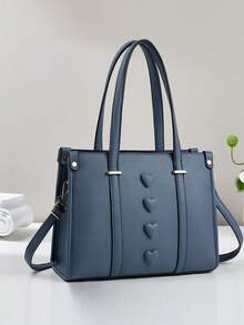 New Stylish Women's Handbag, Classic Elegant Chic Durable Versatile Casual Suitable For All Seasons, Spacious Capacity, Shoulder & Crossbody Carry - Multicolor - View 12