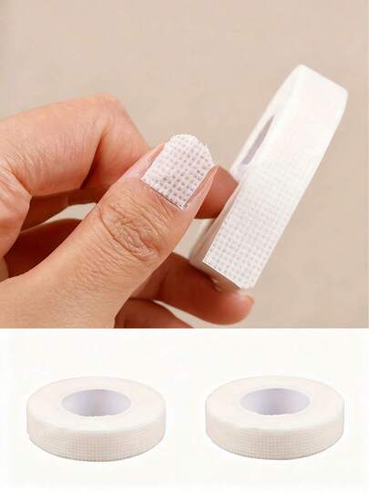 1pc Silk Nail Repair Sticker, Self-Adhesive Strong Protection Extender White Tape, For Fixing Damaged Nails, Manicure Tool