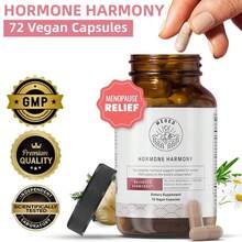 Find Balance Naturally With Hormone Harmony – Gentle Hormonal Support For Women's Mood, Sleep & Wellbeing – 72 Capsules Menopause Relief Scientifically Tested Vitamin Healthcare Edible Fitness Supplement Dietary - 其他 - 查看 1