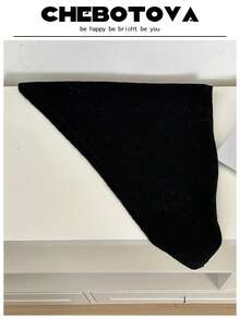 1pc Wool Blend Triangular Scarf, Versatile Accessory For Women, Suitable For All Seasons, Photography, Outings - Multicolor - View 18