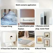 Heavy-Duty Double-Sided Cloth Tape - Strong Adhesion, Easy Tear Grid Tape For Wedding & Exhibition Carpet Fixing - 橘色 - 查看 6