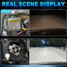 TOAUTO 2PCS 100W D1S LED Headlights D3S D2S D4S Turbo Lights LED 30000LM D1R D2R D3R D4R CSP Chip 6500K Plug&Play 12V