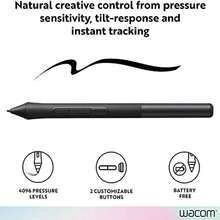 Wacom LP1100K 4K Pen For Intuos Tablet, Black (For Drawing & Design) - màu đen - Xem 4