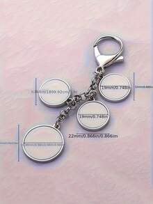 1pc Customized Photo Keychain With 4-Photo Round Frame And Rhinestone Tray - Personalized Gift For Father's Day, Graduation, Thanksgiving - Metal Lobster Clasp Key Ring, Suitable As Gift For Family And Friends, Decorative Accessory, Elegant Design, Well-Crafted - Multicolor - View 4