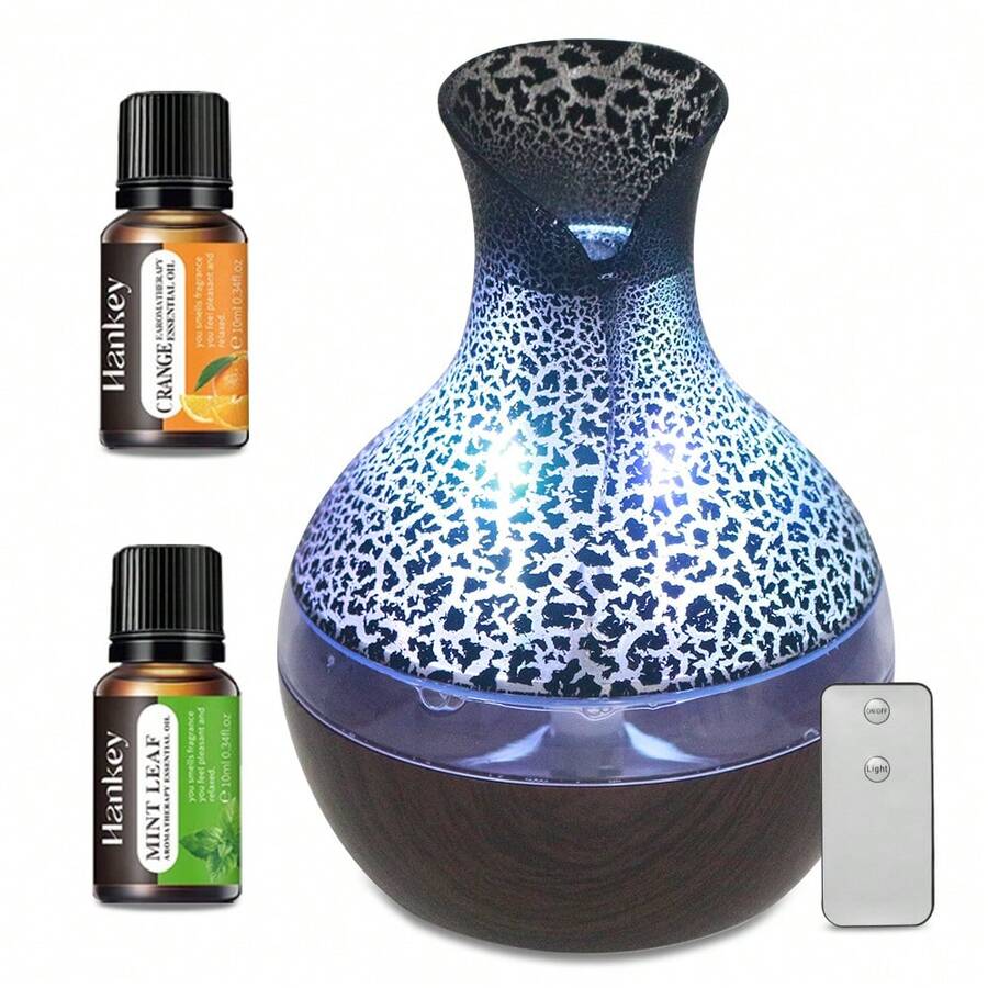 Ultra Quiet 300ml Essential Oil Diffuser & Humidifier, Remote Control ...