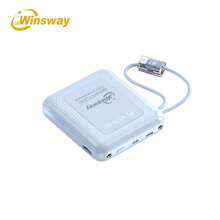 Winsway 20000mAh Power Bank With Built-In Cable For Efficient And Convenient Use High-Capacity, Durable, And Portable Design LED Real-Time Battery Level Display Available In Multiple Colors Compact And Practical For Everyday Use - Màu xanh lam - Xem 8