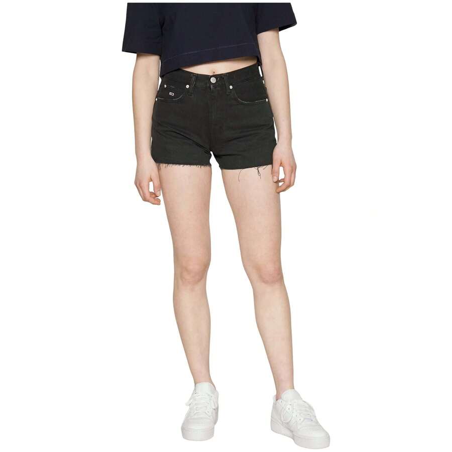 Tommy Jeans Women Outdoor Shorts - 黑色 - 查看 1