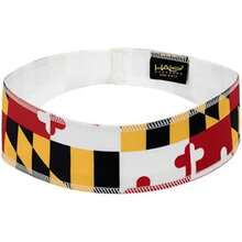 Halo Sweatband Pullover Banda para la Cabeza, Negro, 1 Talla(Maryland Flag) - Multicolor - Ver 2