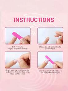 30PCS Handmade European And American Style Nail Stickers, 3D Almond Nail Tips With Hearts, Cherries, Stars, Pearls, And Bow Decorations - Shiny White And Red Two-Tone, Short Almond Shape, Elegantly Designed Fake Nails, Suitable For Women And Girls. Perfect For DIY Nail Art On Valentine's Day, Nail Supplies. - Multicolor - View 7